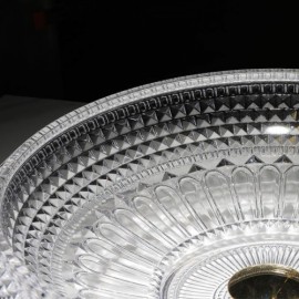 Simple Round Transparent Glass Basin For Bathroom