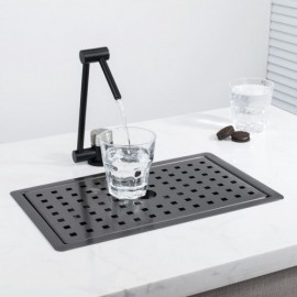 Black Brushed Stainless Steel Kitchen Sink With Optional Faucet Drain Cover