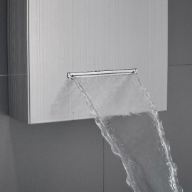 4-Function Abs Stainless Steel Wall-Mounted Shower Faucet