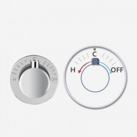 4-Function Abs Stainless Steel Wall-Mounted Shower Faucet