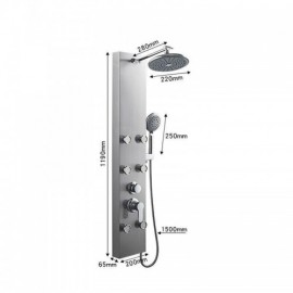 Shower Faucet In Abs Stainless Steel With 3 Functions And 5 Functions Hand Shower