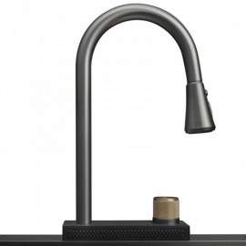 Black Nano-Coated Stainless Steel Kitchen Sink Without/With Faucet