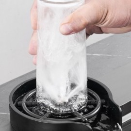 Black Nano-Coated Stainless Steel Kitchen Sink With Hot And Cold Water Faucet