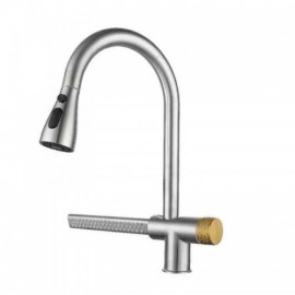 Constant Current Stainless Steel Pull-Out Kitchen Faucet