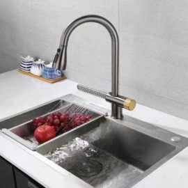 Constant Current Stainless Steel Pull-Out Kitchen Faucet