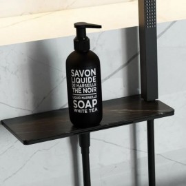 Black/Brushed Gold Copper Wall Mounted Bathtub Faucet Waterfall Faucet