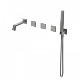 Copper Hot And Cold Bathtub Faucet For Bathroom