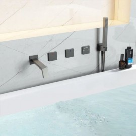 Copper Hot And Cold Bathtub Faucet For Bathroom