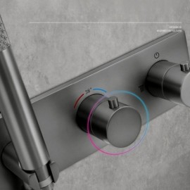 Copper Thermostatic Bathtub Faucet For Bathroom Waterfall Faucet