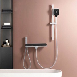 Copper Constant Flow Bathtub Mixer 4 Models Wall Mounted Shower Faucet