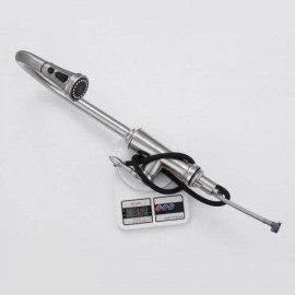 Pull-Out Stainless Steel Kitchen Faucet Total Height 45Cm 3-Function Spout