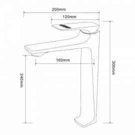 Copper Basin/Basin Faucet Zinc Alloy Handle 5 Models