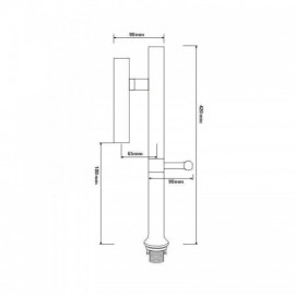 Stainless Steel Constant Flow Kitchen Faucet 360° Swivel Elbow