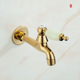 Copper Wall Faucet For Garden Washing Machine 3 Models