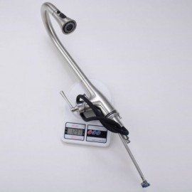 Single-Handle Pull-Out Kitchen Faucet In Brushed Stainless Steel