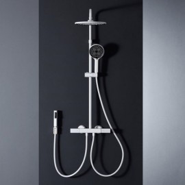 Abs Copper Wall-Mounted Shower Faucet With 4 Functions 6 Models