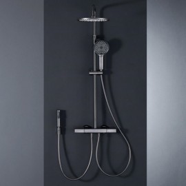 Abs Copper Wall-Mounted Shower Faucet With 4 Functions 6 Models