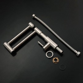 Stainless Steel Pull Down Single Cold Water Faucet For Kitchen