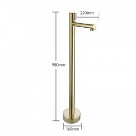 Constant Current Copper Floor Bathtub Faucet 4 Models