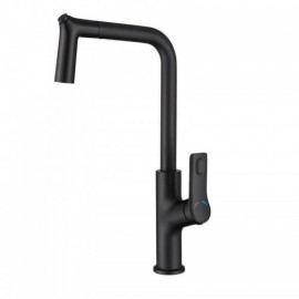 Pull-Out Rotary Kitchen Mixer In Copper Chrome/Black Model