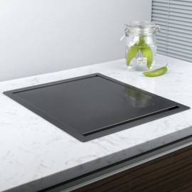 Black 304 Stainless Steel Single Kitchen Sink With Drainage Mixer