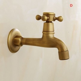 Brass Washing Machine Faucet 4 Style Cold Water