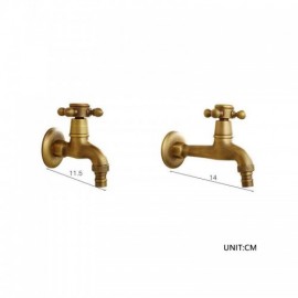 Brass Washing Machine Faucet 4 Style Cold Water
