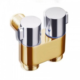 Chrome-Plated Brass Wall-Mounted Washing Machine Faucet