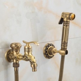 Brass Washing Machine Faucet 2 Classic Style Models