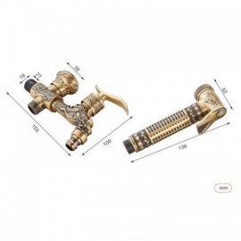 Brass Washing Machine Faucet 2 Classic Style Models