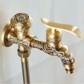 Brass Washing Machine Faucet 2 Classic Style Models