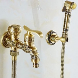 Brass Washing Machine Faucet 2 Classic Style Models