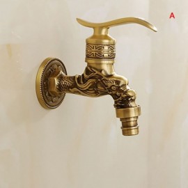 Cold Water Brass Washing Machine Faucet 4 Styles