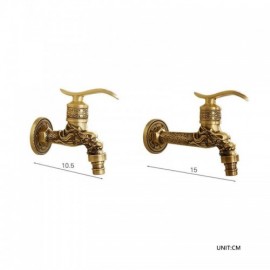 Cold Water Brass Washing Machine Faucet 4 Styles