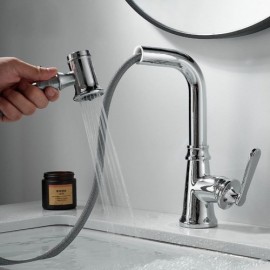 Copper Kitchen Faucet Dual Function Pull-Out Nozzle