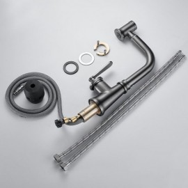 Copper Kitchen Faucet Dual Function Pull-Out Nozzle