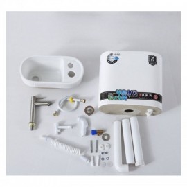 Ceramic Sink With Water Tank Cold Water Faucet For Toilet