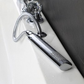 Classic Modern Bathtub Mixer Crystal Copper 3 Models Bathroom