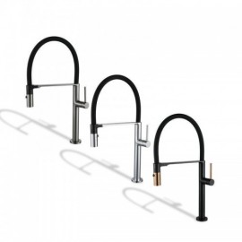 Abs Copper Rotating Kitchen Faucet Chrome/Black/Gray Model