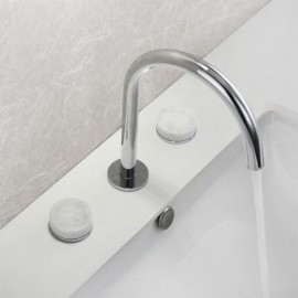 Jade Copper Basin Faucet Chrome/Rose Gold Model