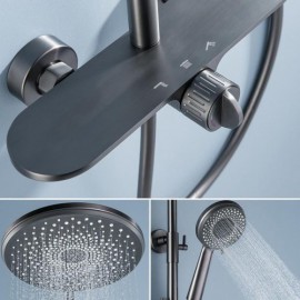 Thermostatic Constant Current Shower Faucet With Three Functions Bathroom