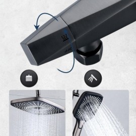 3-Function Constant Temperature Shower Faucet For Bathroom