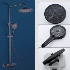 Constant Temperature Shower System 3 Models Chrome/Black/Gray