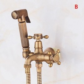 Cold Water Brass Toilet Washing Machine Faucet 3 Models