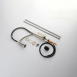 Abs Chrome/Brushed Nickel/Black Copper Spring Kitchen Faucet