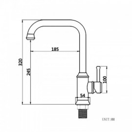 Orb Copper Kitchen Faucet Part Brushed Red Copper Color