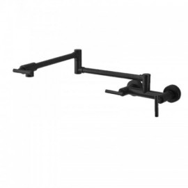 Wall Mounted Folding Kitchen Faucet Brushed Nickel/Black/Brushed Gold