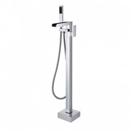 Copper Floor-Standing Bathtub Mixer 4 Models For Bathroom