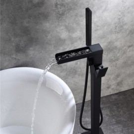 Copper Floor-Standing Bathtub Mixer 4 Models For Bathroom