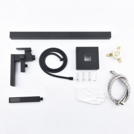 Copper Floor-Standing Bathtub Mixer 4 Models For Bathroom